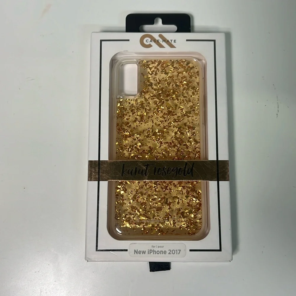 Case- Mate iPhone X Case - Metallic Rose Gold